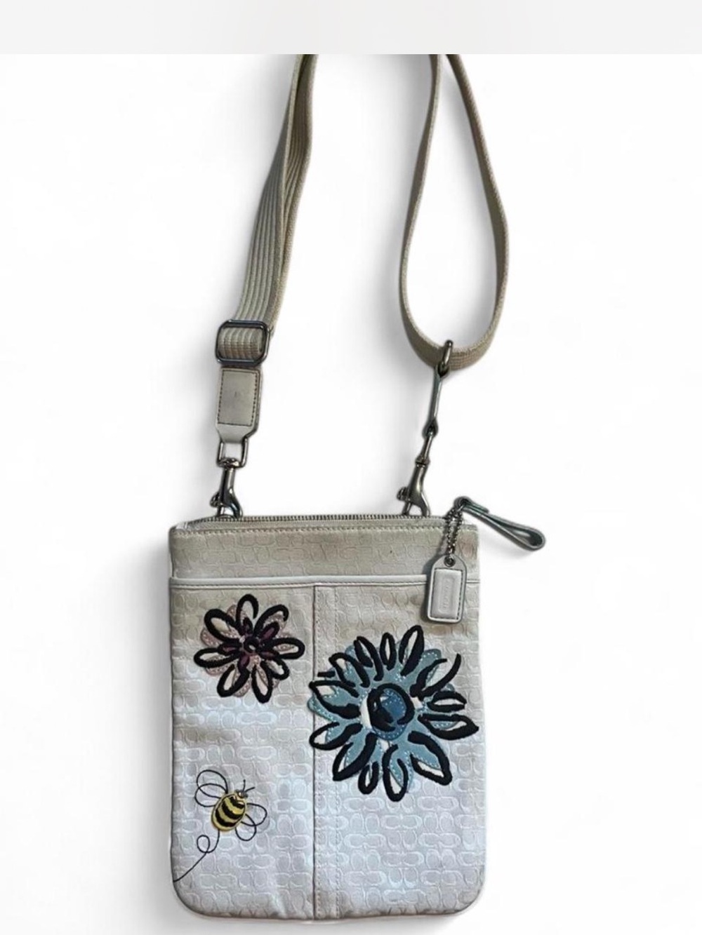 Coach Embroidered Crossbody Purse